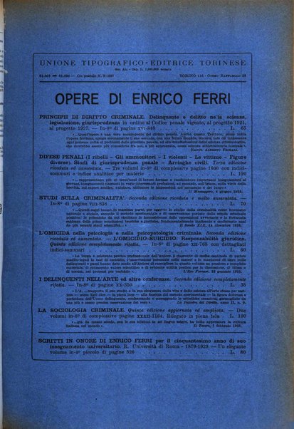 Massimario della giurisprudenza italiana contenente tutte le massime della Cassazione civile