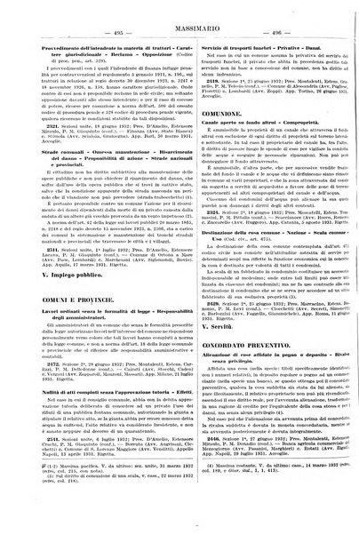 Massimario della giurisprudenza italiana contenente tutte le massime della Cassazione civile