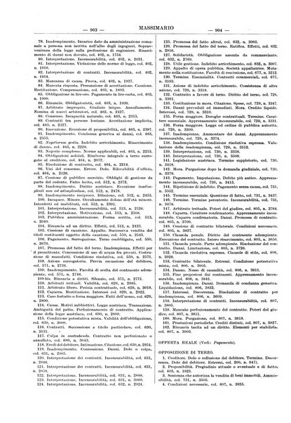 Massimario della giurisprudenza italiana contenente tutte le massime della Cassazione civile