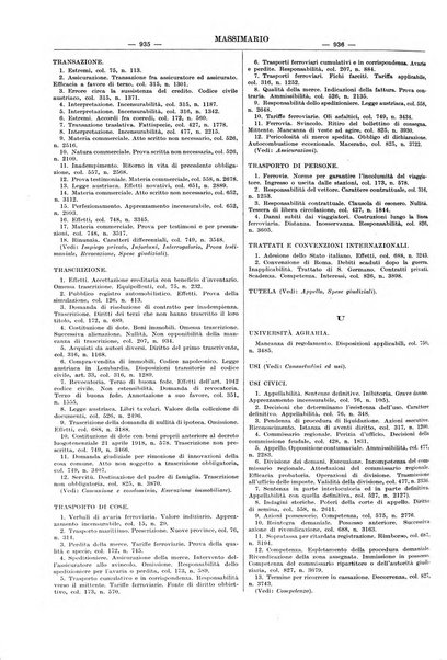 Massimario della giurisprudenza italiana contenente tutte le massime della Cassazione civile