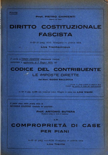 Massimario della giurisprudenza italiana contenente tutte le massime della Cassazione civile