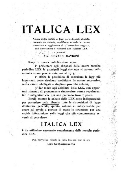 Massimario della giurisprudenza italiana contenente tutte le massime della Cassazione civile