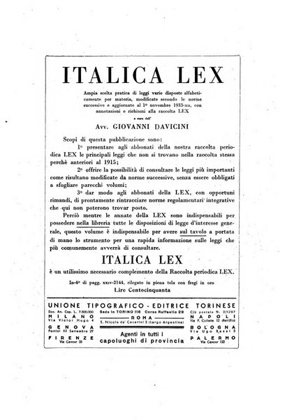 Massimario della giurisprudenza italiana contenente tutte le massime della Cassazione civile