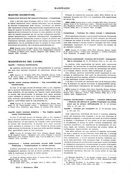 Massimario della giurisprudenza italiana contenente tutte le massime della Cassazione civile