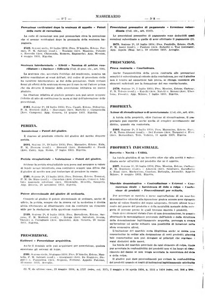 Massimario della giurisprudenza italiana contenente tutte le massime della Cassazione civile