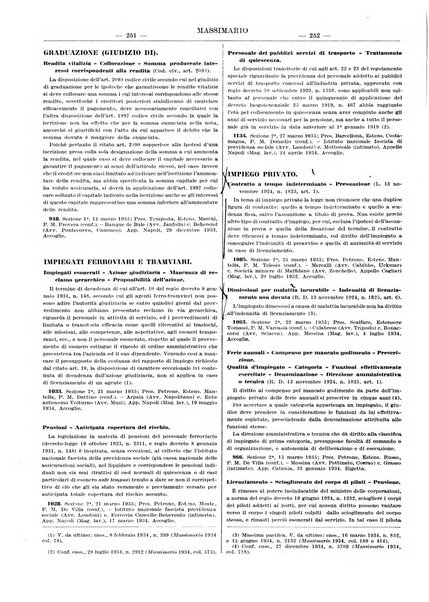 Massimario della giurisprudenza italiana contenente tutte le massime della Cassazione civile