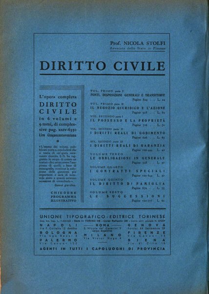 Massimario della giurisprudenza italiana contenente tutte le massime della Cassazione civile