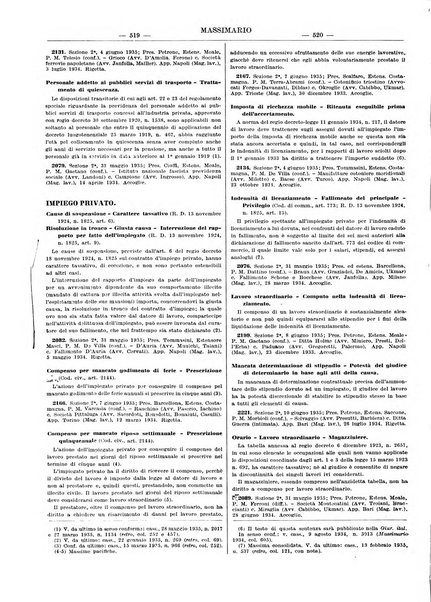 Massimario della giurisprudenza italiana contenente tutte le massime della Cassazione civile