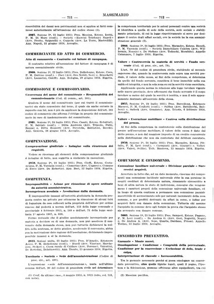 Massimario della giurisprudenza italiana contenente tutte le massime della Cassazione civile