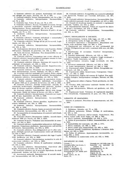 Massimario della giurisprudenza italiana contenente tutte le massime della Cassazione civile