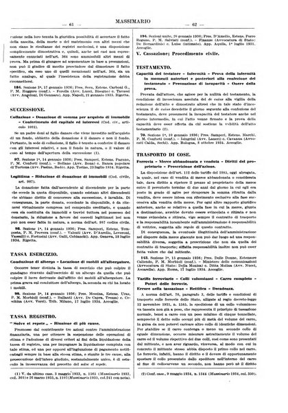 Massimario della giurisprudenza italiana contenente tutte le massime della Cassazione civile