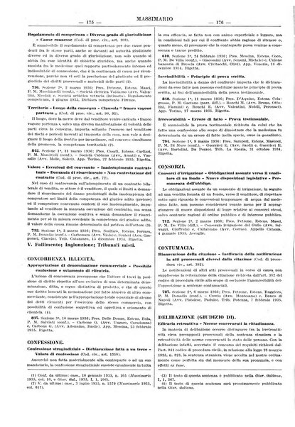 Massimario della giurisprudenza italiana contenente tutte le massime della Cassazione civile