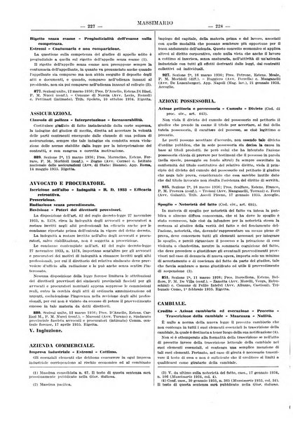 Massimario della giurisprudenza italiana contenente tutte le massime della Cassazione civile