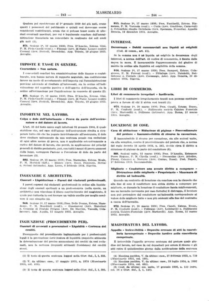 Massimario della giurisprudenza italiana contenente tutte le massime della Cassazione civile