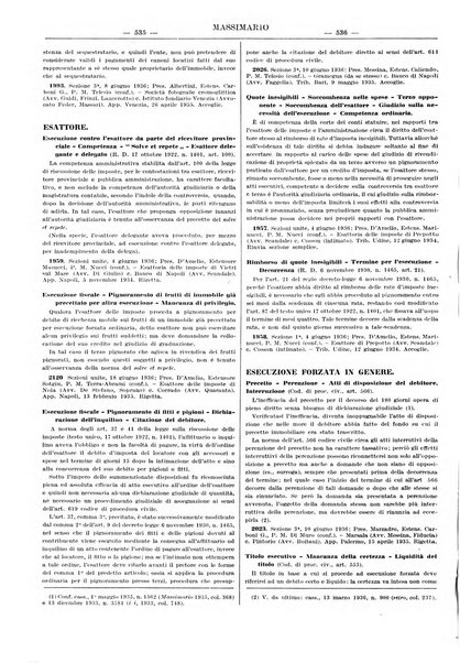 Massimario della giurisprudenza italiana contenente tutte le massime della Cassazione civile