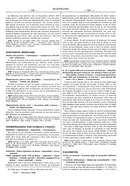 Massimario della giurisprudenza italiana contenente tutte le massime della Cassazione civile