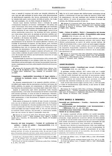 Massimario della giurisprudenza italiana contenente tutte le massime della Cassazione civile