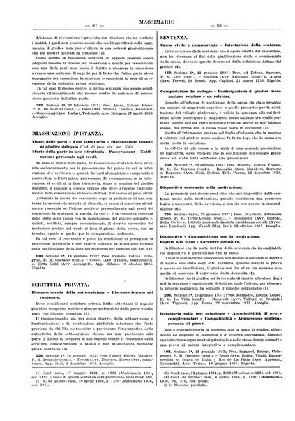 Massimario della giurisprudenza italiana contenente tutte le massime della Cassazione civile