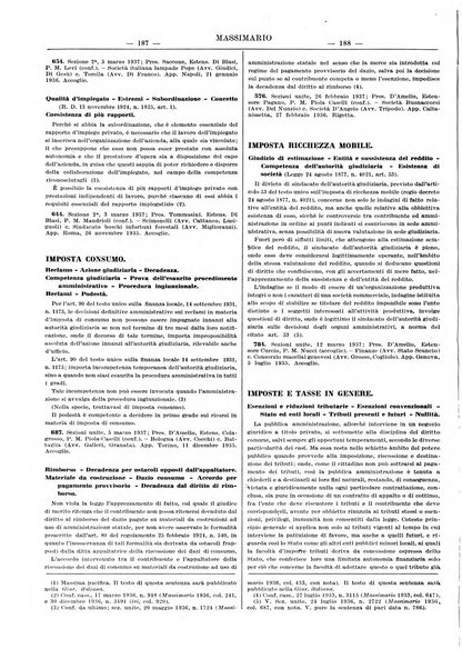 Massimario della giurisprudenza italiana contenente tutte le massime della Cassazione civile