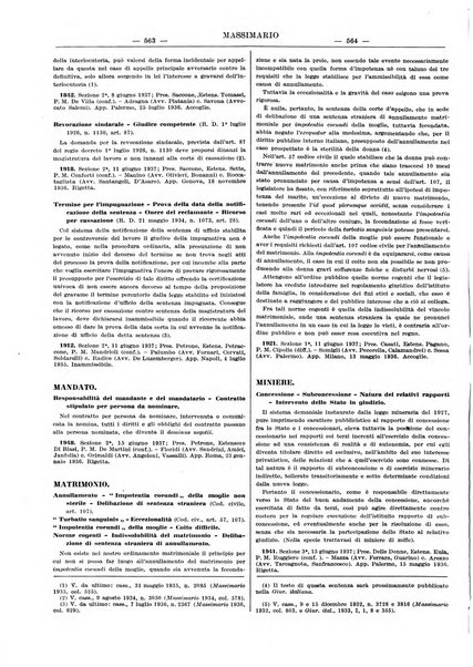 Massimario della giurisprudenza italiana contenente tutte le massime della Cassazione civile