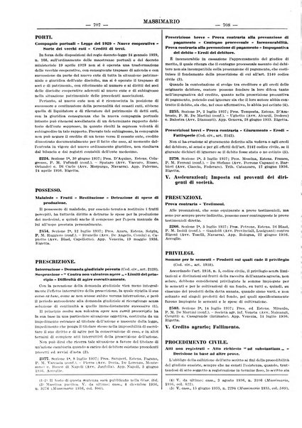 Massimario della giurisprudenza italiana contenente tutte le massime della Cassazione civile