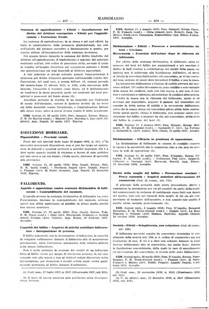 Massimario della giurisprudenza italiana contenente tutte le massime della Cassazione civile