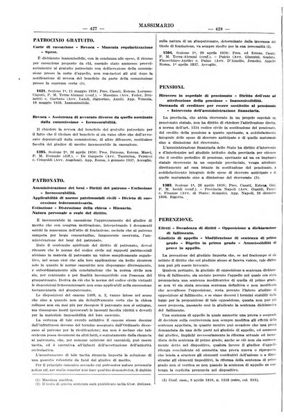 Massimario della giurisprudenza italiana contenente tutte le massime della Cassazione civile