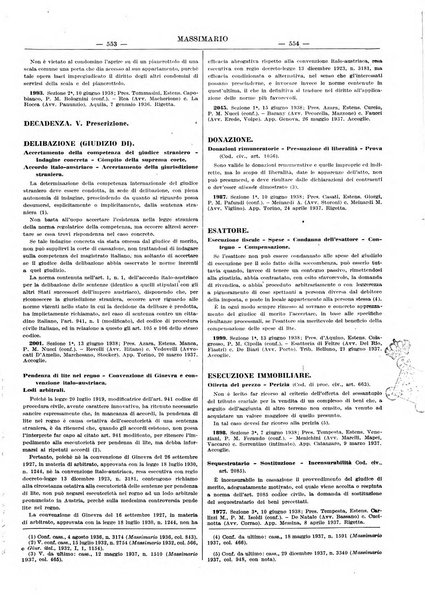 Massimario della giurisprudenza italiana contenente tutte le massime della Cassazione civile