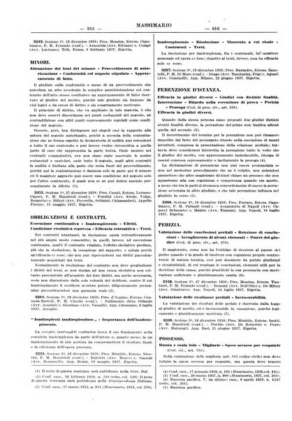 Massimario della giurisprudenza italiana contenente tutte le massime della Cassazione civile