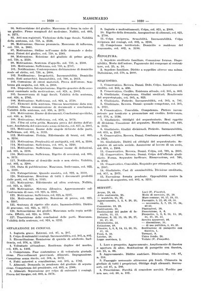 Massimario della giurisprudenza italiana contenente tutte le massime della Cassazione civile