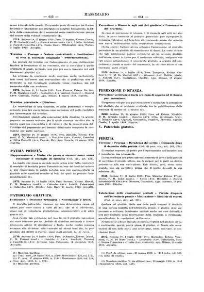 Massimario della giurisprudenza italiana contenente tutte le massime della Cassazione civile