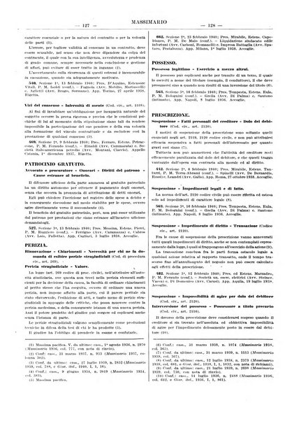 Massimario della giurisprudenza italiana contenente tutte le massime della Cassazione civile