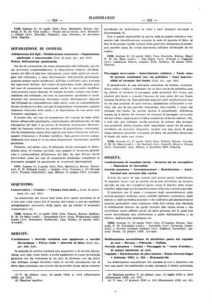 Massimario della giurisprudenza italiana contenente tutte le massime della Cassazione civile