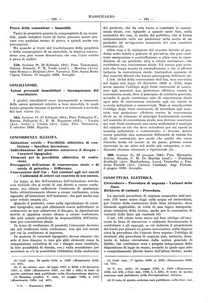 Massimario della giurisprudenza italiana contenente tutte le massime della Cassazione civile