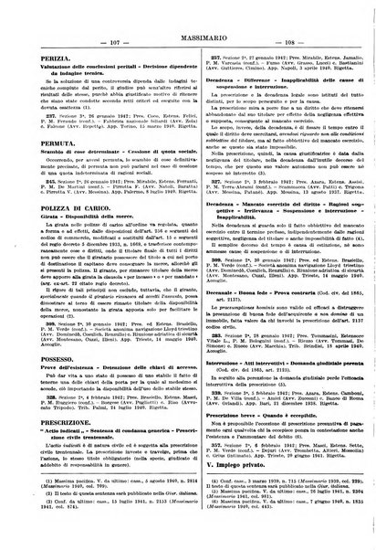 Massimario della giurisprudenza italiana contenente tutte le massime della Cassazione civile