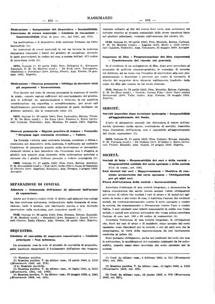 Massimario della giurisprudenza italiana contenente tutte le massime della Cassazione civile