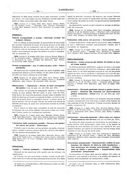 Massimario della giurisprudenza italiana contenente tutte le massime della Cassazione civile