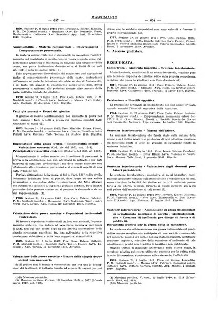 Massimario della giurisprudenza italiana contenente tutte le massime della Cassazione civile