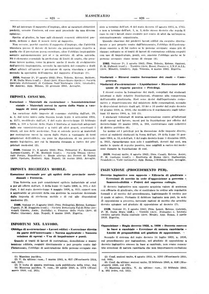 Massimario della giurisprudenza italiana contenente tutte le massime della Cassazione civile