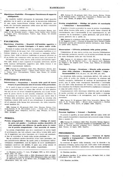 Massimario della giurisprudenza italiana contenente tutte le massime della Cassazione civile