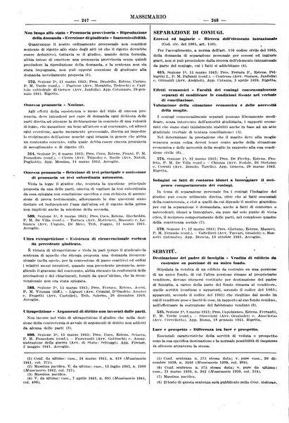 Massimario della giurisprudenza italiana contenente tutte le massime della Cassazione civile