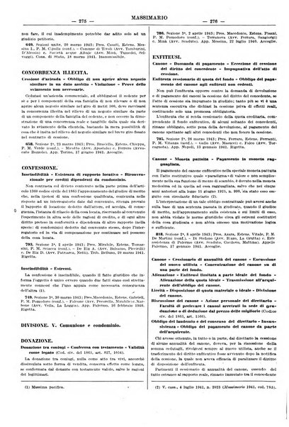 Massimario della giurisprudenza italiana contenente tutte le massime della Cassazione civile