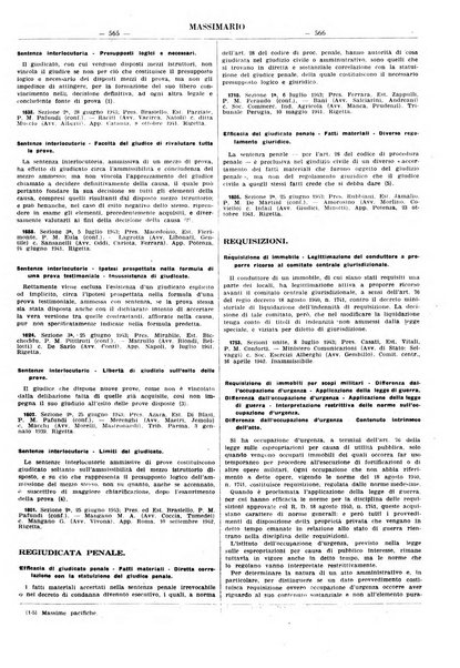 Massimario della giurisprudenza italiana contenente tutte le massime della Cassazione civile