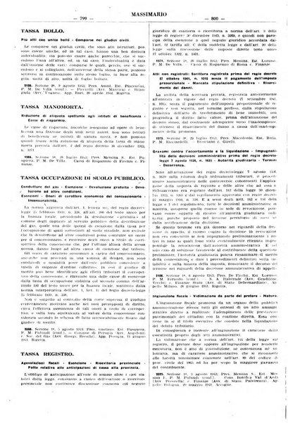 Massimario della giurisprudenza italiana contenente tutte le massime della Cassazione civile