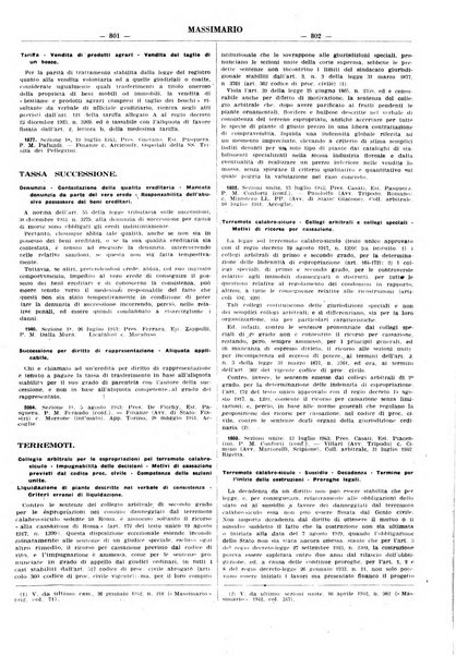 Massimario della giurisprudenza italiana contenente tutte le massime della Cassazione civile