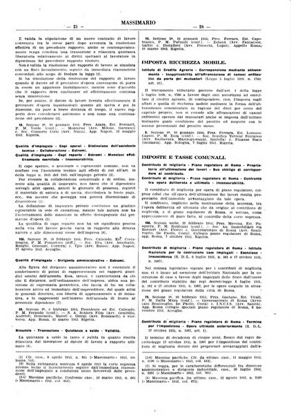 Massimario della giurisprudenza italiana contenente tutte le massime della Cassazione civile