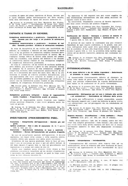 Massimario della giurisprudenza italiana contenente tutte le massime della Cassazione civile