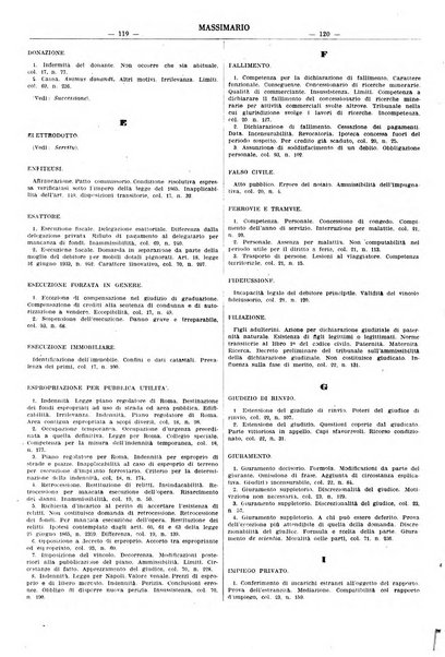 Massimario della giurisprudenza italiana contenente tutte le massime della Cassazione civile