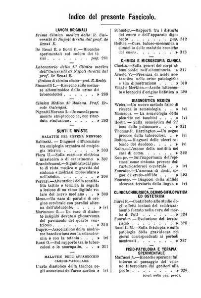 La nuova rivista clinico-terapeutica