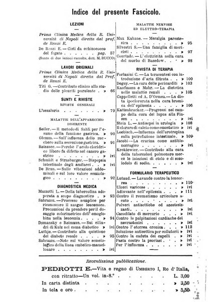 La nuova rivista clinico-terapeutica